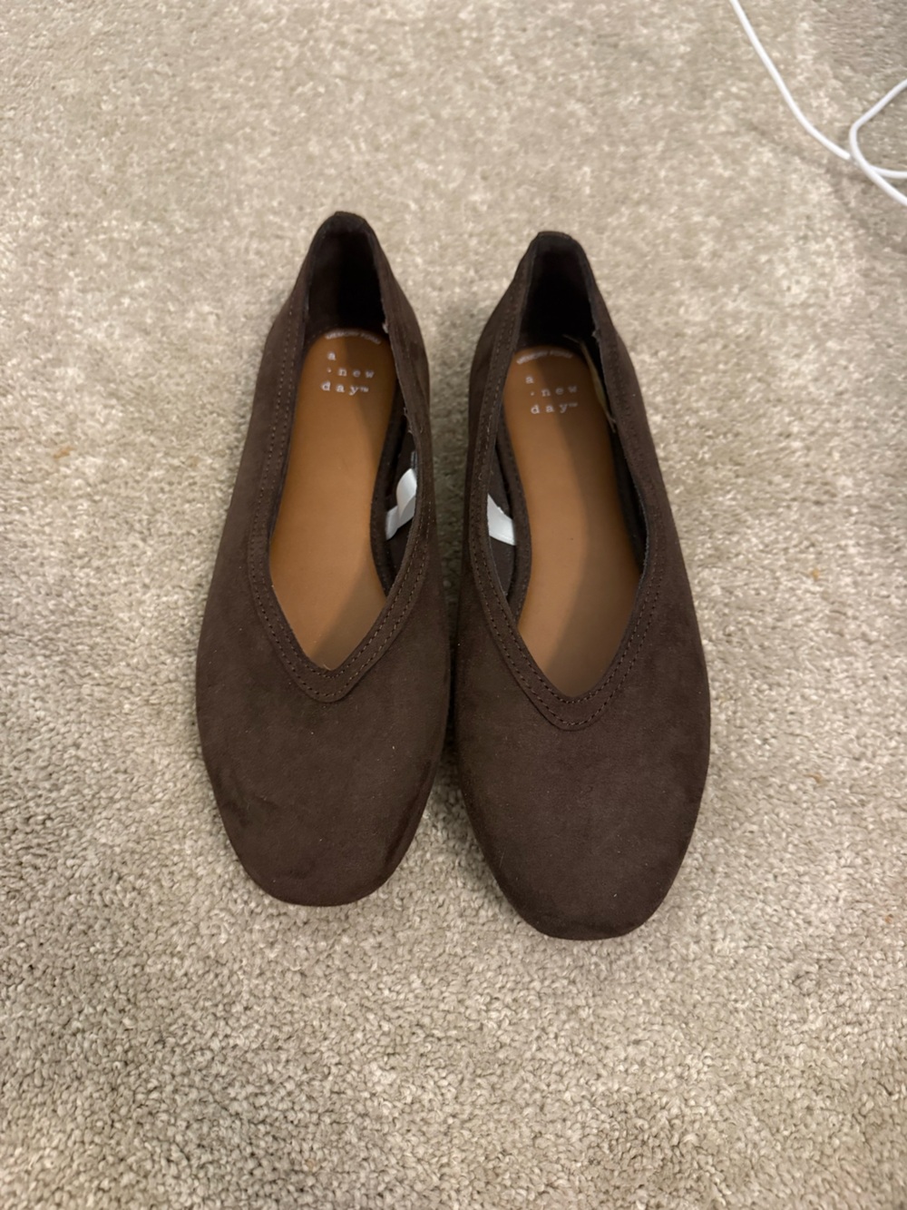 A New Day Brown Suede Flats - Unbranded Women’s Slip-On